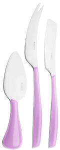 GLAMOUR 3-PIECE CHEESE SET - Lilac
