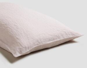 Piglet Blush Pink Linen Pillowcases (Pair) Size Square