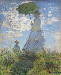 Claude Monet - Fine Art Print Woman with a Parasol - Madame Monet and Her Son, (30 x 40 cm)