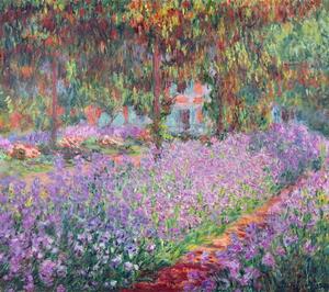 Claude Monet - Fine Art Print The Artist's Garden at Giverny, 1900, (40 x 35.5 cm)
