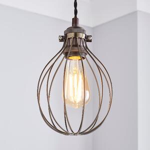 Charlie Industrial Bulb Cage Grey