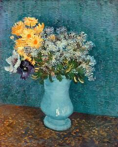 Vincent van Gogh - Fine Art Print Vase of Flowers, 1887, (30 x 40 cm)