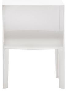 Small Ghost Buster Bedside table by Kartell White