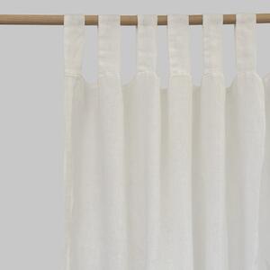 Piglet Cream Linen Curtains (Pair) Size 122 x 215cm