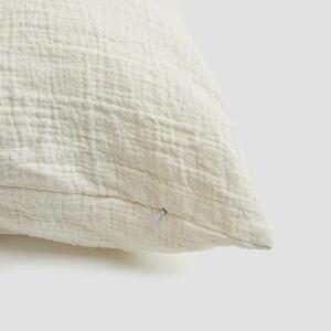Piglet Cream Crinkle Cushion Cover Size Without Filler - 65cm x 65cm