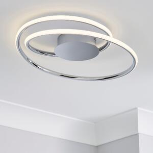 Langdon 2 Light Integrated LED Bathroom Ceiling Fitting Chrome