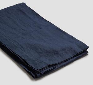 Piglet Navy Linen Tablecloth Size 150cm x 250cm