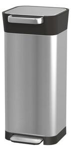 Titan Slim Pedal bin - / Trash Compactor - 20 to 60 Litres by Joseph Joseph Metal