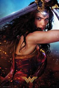 Poster Wonder Woman - Defend, (61 x 91.5 cm)