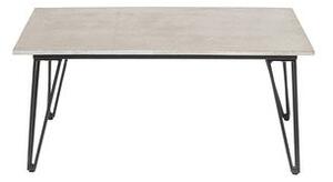 Concrete Coffee table - / Concrete - 90 x 60 cm by Bloomingville Grey
