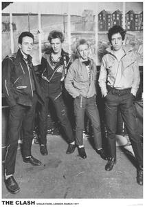 Poster The Clash - London 1977, (59.4 x 84 cm)