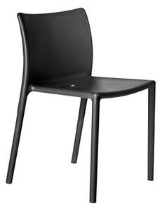 Air-chair Stacking chair - Polypropylene by Magis Black