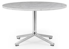 Lunar Coffee table - / Ø 70 x H 40 cm - White marble by Normann Copenhagen White