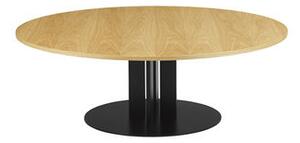 Scala Coffee table - / Ø 130 x H 40 cm - Natural oak by Normann Copenhagen Natural wood