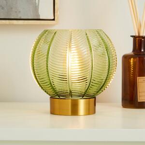 Colleen Glass 15cm Table Lamp Green