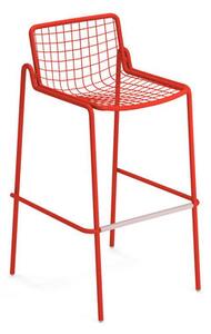 Rio R50 Stackable bar stool - / H 74 cm - Metal by Emu Red