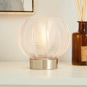 Colleen Glass 15cm Table Lamp Clear