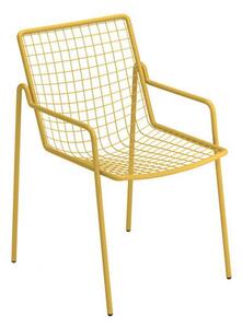 Rio R50 Stackable armchair - / Metal by Emu Yellow