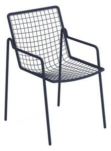 Rio R50 Stackable armchair - / Metal by Emu Blue