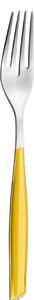 GLAMOUR 6 TABLE FORKS - Yellow