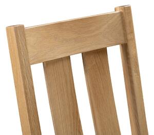 Cotswold Oak Dining Chair With Fabric Seat