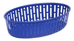 Panier Basket - / 25 x 16 cm - Steel by Hay Blue