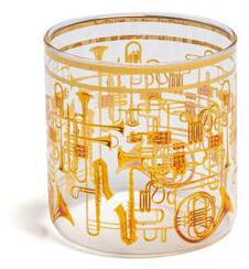 Toiletpaper - Trumpets Glass - / H 8.5 cm by Seletti Multicoloured