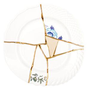 Kintsugi Plate - / Porcelaine & or fin by Seletti White