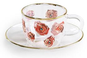 Toiletpaper - Roses Coffee cup by Seletti Multicoloured