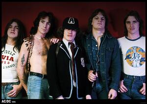 Poster AC/DC - 70s Group, (84.1 x 59.4 cm)