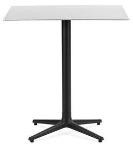 Allez 4L OUTDOOR Square table - / 70 x 70 cm - Steel by Normann Copenhagen Grey/Silver/Metal