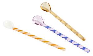 Spice Spoon - / Glass - Set of 3 / L 12 cm by Hay Multicoloured