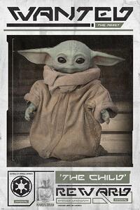 Poster Star Wars: The Mandalorian - Wanted The Child (Baby Yoda), (61 x 91.5 cm)
