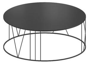 Roma Large Coffee table - / Ø 100 cm - Steel by Zeus Black