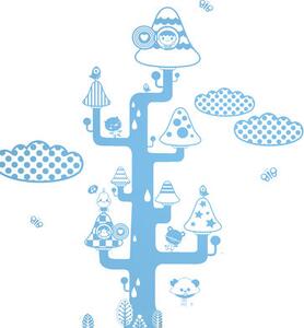 Mushroom tree Sticker by Domestic Blue