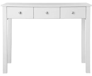 Florence White 3 Drawers Dressing Table