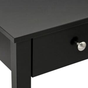 Florence Black 3 Drawers Dressing Table