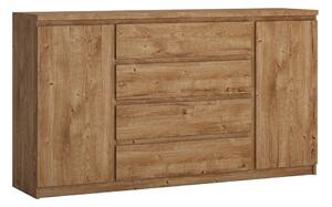 Fribo 2 Doors & 4 Drawers Wide Oak Sideboard