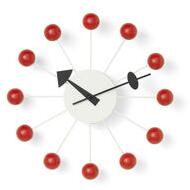 Ball Clock Wall clock - / By George Nelson, 1948-1960 / Ø 33 cm by Vitra Natural wood