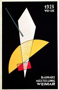 Moholy-Nagy, Laszlo - Fine Art Print Poster for a Bauhaus exhibition in Weimar, Germany, (26.7 x 40 cm)