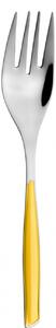 GLAMOUR VEGETABLE & MEAT SERVING FORK - Yellow