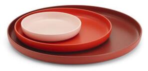 Trays Tray - / Set of 3 - Ø 40 cm / ABS by Vitra Red