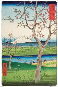 Poster Hiroshige - The Outskirts of Koshigaya, (61 x 91.5 cm)