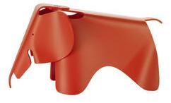 Eames Elephant Decoration - / Small (1945) - L 39 cm / Polypropylene by Vitra Red