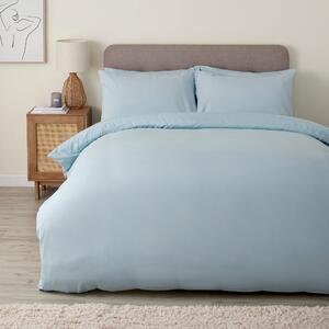 Super Soft Duvet Cover and Pillowcase Set Duck Egg (Blue)
