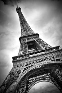 Art Photography Eiffel Tower DYNAMIC, Melanie Viola, (26.7 x 40 cm)