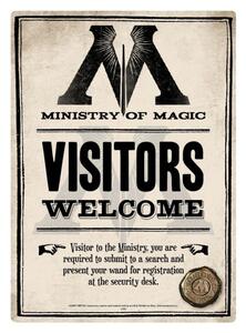 Metal sign Harry Potter - Ministry Of Magic, (15 x 21 cm)