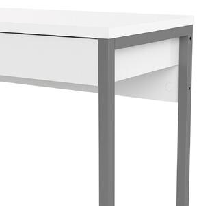 Function Plus White High Gloss 2 Drawers Desk