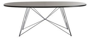 XZ3 Oval table - / 200 x 119 cm by Magis Black
