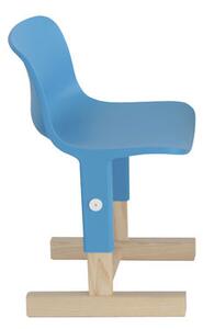 Little big Children's chair - / Adjustable height by Magis Blue/Natural wood